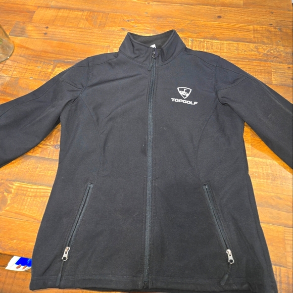 HP Jackets & Blazers - HP Black Fleece Jacket